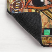 OGEN VAN HORUS, WADJET Egyptische Art Mousepad Muismat (Hoek)