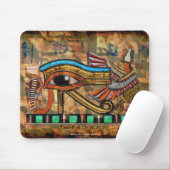 OGEN VAN HORUS, WADJET Egyptische Art Mousepad Muismat (Met muis)