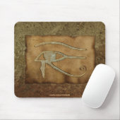 OGEN VAN HORUS, WADJET Egyptische Mousepad Muismat (Met muis)