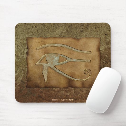 OGEN VAN HORUS, WADJET Egyptische Mousepad Muismat (Met muis)