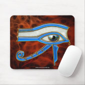 OGEN VAN HORUS, WADJET Egyptische Mousepad Muismat (Met muis)