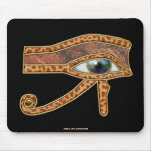 OGEN VAN HORUS, WADJET Egyptische Mousepad Muismat