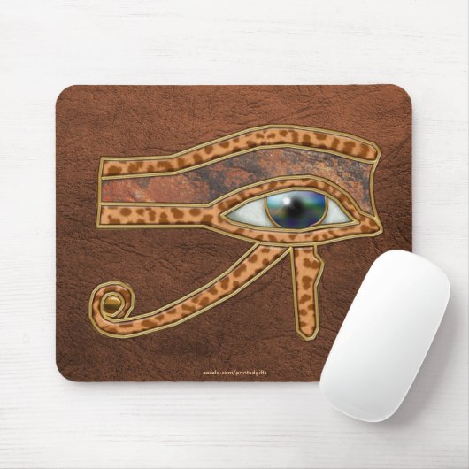 OGEN VAN HORUS, WADJET Egyptische Mousepad Muismat (Met muis)