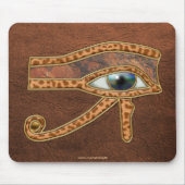 OGEN VAN HORUS, WADJET Egyptische Mousepad Muismat (Voorkant)