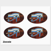 OGEN VAN HORUS Wedjit Wadjet Egyptian Art Stickers (Vel)