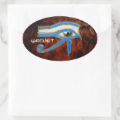OGEN VAN HORUS Wedjit Wadjet Egyptian Art Stickers (Tas)