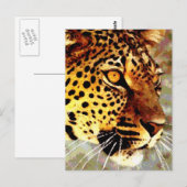 Ogen van Luipaard Briefkaart (Voorkant / Achterkant)