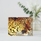 Ogen van Luipaard Briefkaart (Staand voorkant)