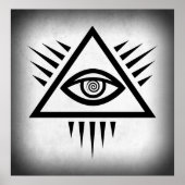 OGEN VAN PROVIDENCE ANCIENTE SYMBOOL POSTER (Voorkant)