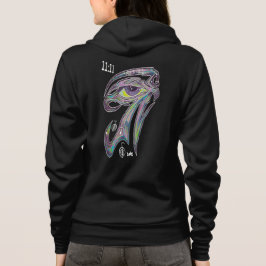 OGEN VAN RA GRAFFITI 11:11 HORUS OM ANKH AUM REIKI HOODIE