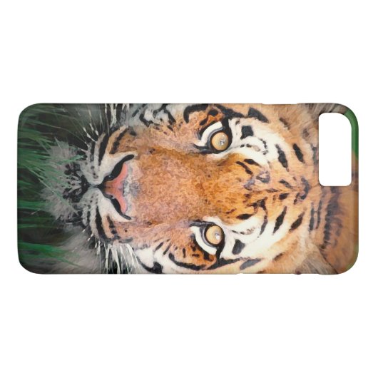 Ogen van Tiger iPhone 7 Plus Hoesje (Achterkant (Horizontaal))