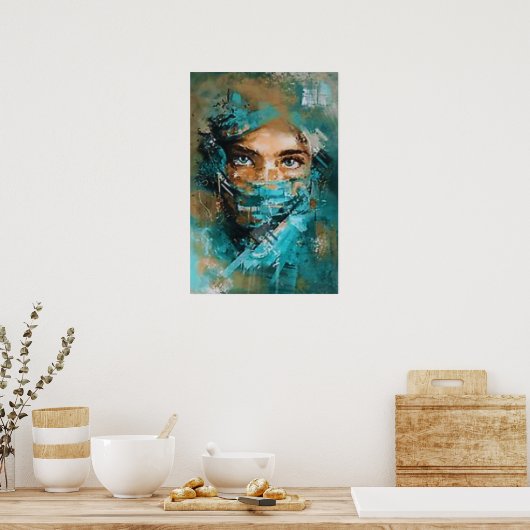 Ogen van veerkracht poster (Keuken)