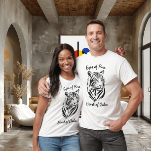 Ogen van Vuur, Hart van Rust - Majestueuze Tijger  T-shirt