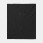 ogen van zwarte kat fleece deken (Voorkant)