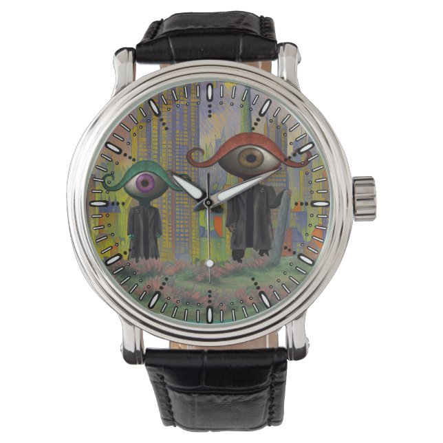 Ogen verlaten de stad te voet horloge (Voorkant)