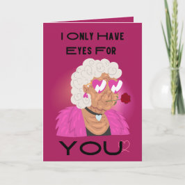Ogen Voor Jou Grappige Glam Oma Valentijnsdag Feestdagen Kaart
