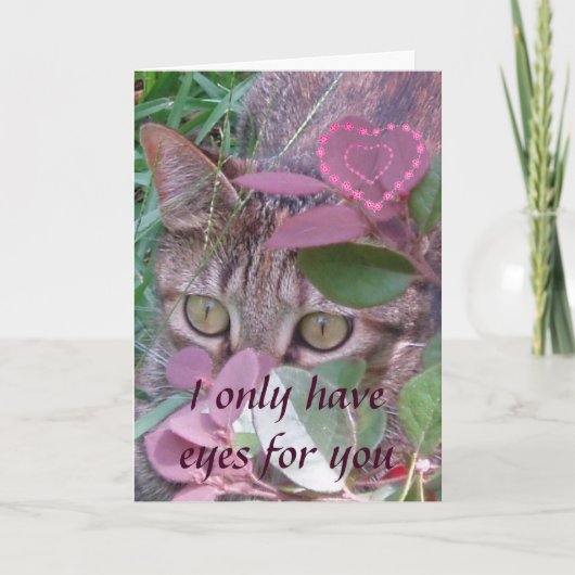 Ogen voor jou Valentijn Kaart (Voorkant)