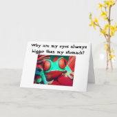 OGEN ZIJN GROTER DAN MIJN STOMACH KAART (Gele Bloem)