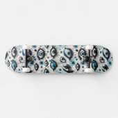 Ogen! Zo veel mooie turkooizen blauwe ogen Persoonlijk Skateboard (Horizontaal)