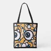 Ogen Zonder Gezicht Tote Bag (Achterkant)