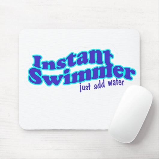 ogenblikkelijke zwemmer muismat (Met muis)