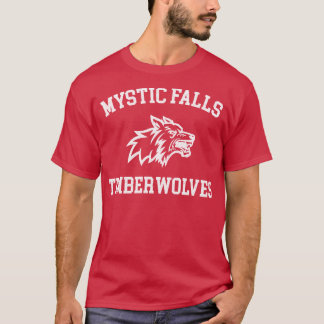 ogende Mystic Herfsten Timberwolves Professi T-shirt