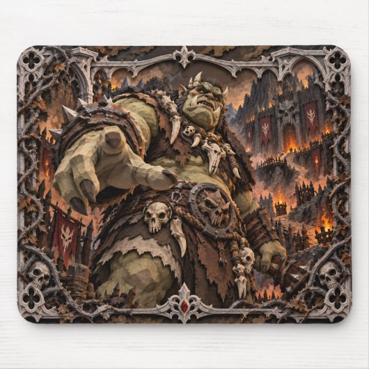 Oger, Paper Cut Monster Muismat (Voorkant)