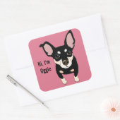 Oggie Min Pin Miniature Pinscher Sticker (Envelop)