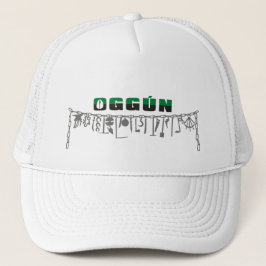 Oggun vrachtwagenhoed, helemaal wit trucker pet