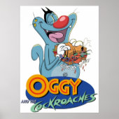 Oggy en kakkerlakken poster (Voorkant)