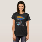 Oggys en Cockroaches T-shirt (Voorkant volledig)