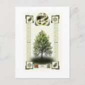 Ogham runes - Ioho Briefkaart (Voorkant)