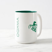 Oghma Creative Media Tweekleurige Koffiemok (Voorkant rechts)