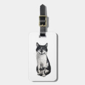 Ogie de kat bagagelabel (Voorkant verticaal)