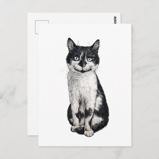 Ogie de kat briefkaart (Voorkant / Achterkant)