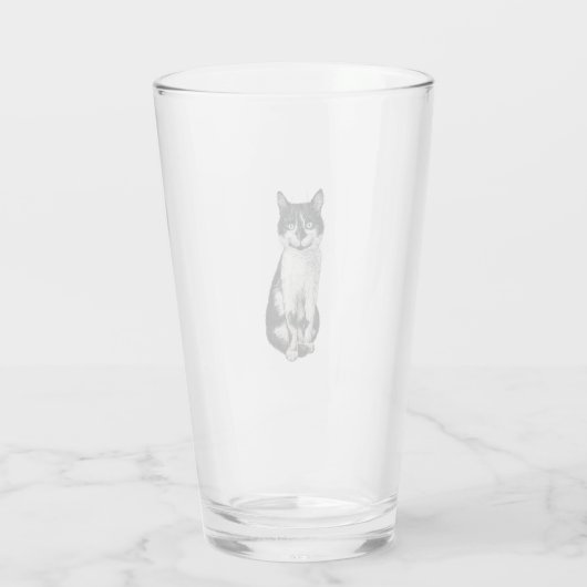 Ogie de kat glas (Achterkant)