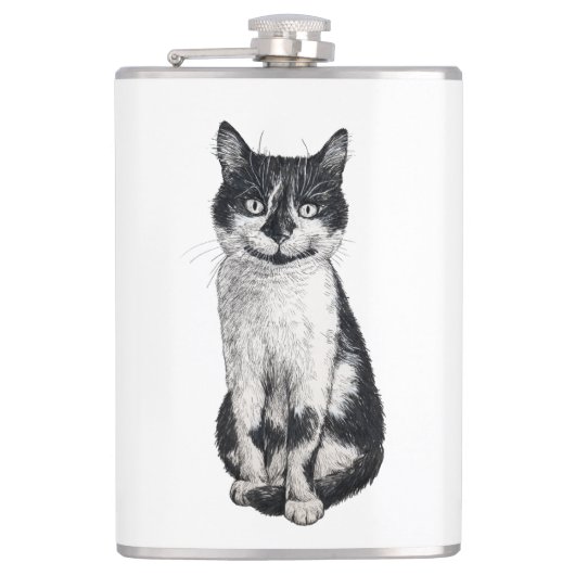 Ogie de kat heupfles (Voorkant)