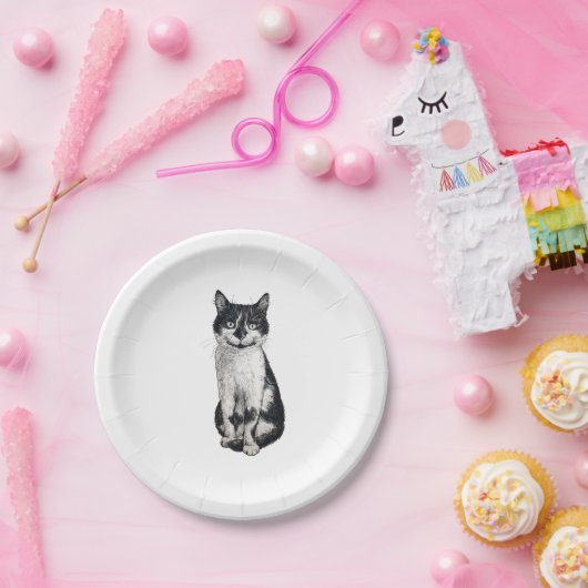 Ogie de kat papieren bordje (Feest)