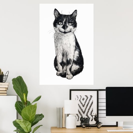 Ogie de kat poster (Thuiskantoor)