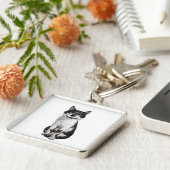 Ogie de kat sleutelhanger (Zijkant)