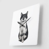 Ogie de kat vierkante klok (Hoek)