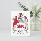 Ogilvie Family Crest Briefkaart (Staand voorkant)