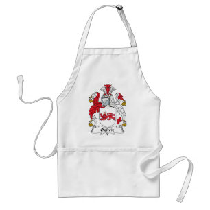 Ogilvie Family Crest Standaard Schort
