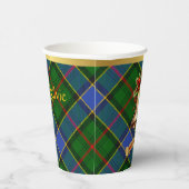 Ogilvie gepersonaliseerde Tartan kerst Papieren Bekers (Rechts)