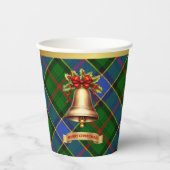 Ogilvie gepersonaliseerde Tartan kerst Papieren Bekers (Voorkant)
