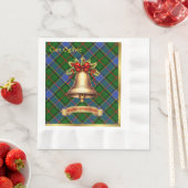 Ogilvie gepersonaliseerde Tartan kerst Servet (Insitu)