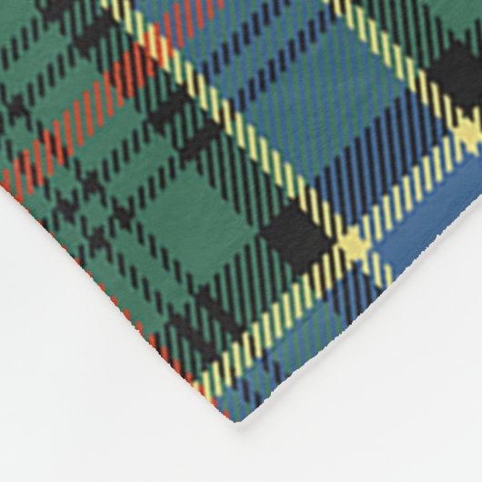 Ogilvie Hunting Ancient Pset Fleece Deken (Hoek)