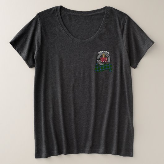 Ogilvie/Ogilvy Clan Badge Women's Pocket Grote Maat T-shirt (Design voorkant)