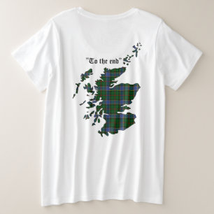 Ogilvie/Ogilvy Clan Women's Grote Maat T-shirt