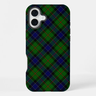 Ogilvie tartan blauw groen geruit iPhone 16 plus hoesje